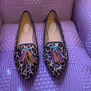 Leopard Hush Puppies Sadie Tassel Slip-on
